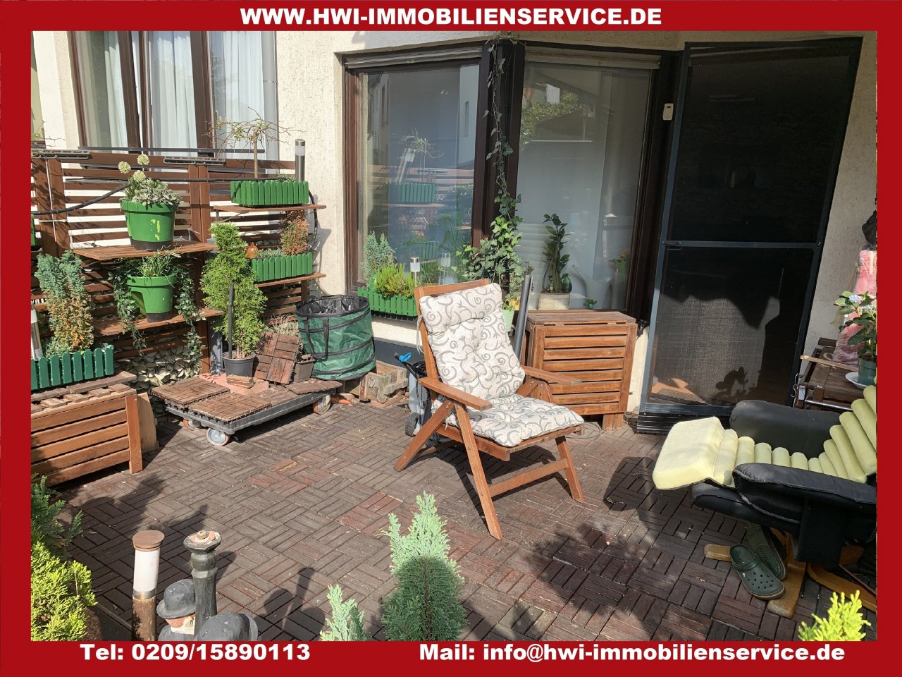 !!! Vermietete 2,5 Zimmerwohnung mit Terrasse und Tiefgaragenstellplatz !!! !!!