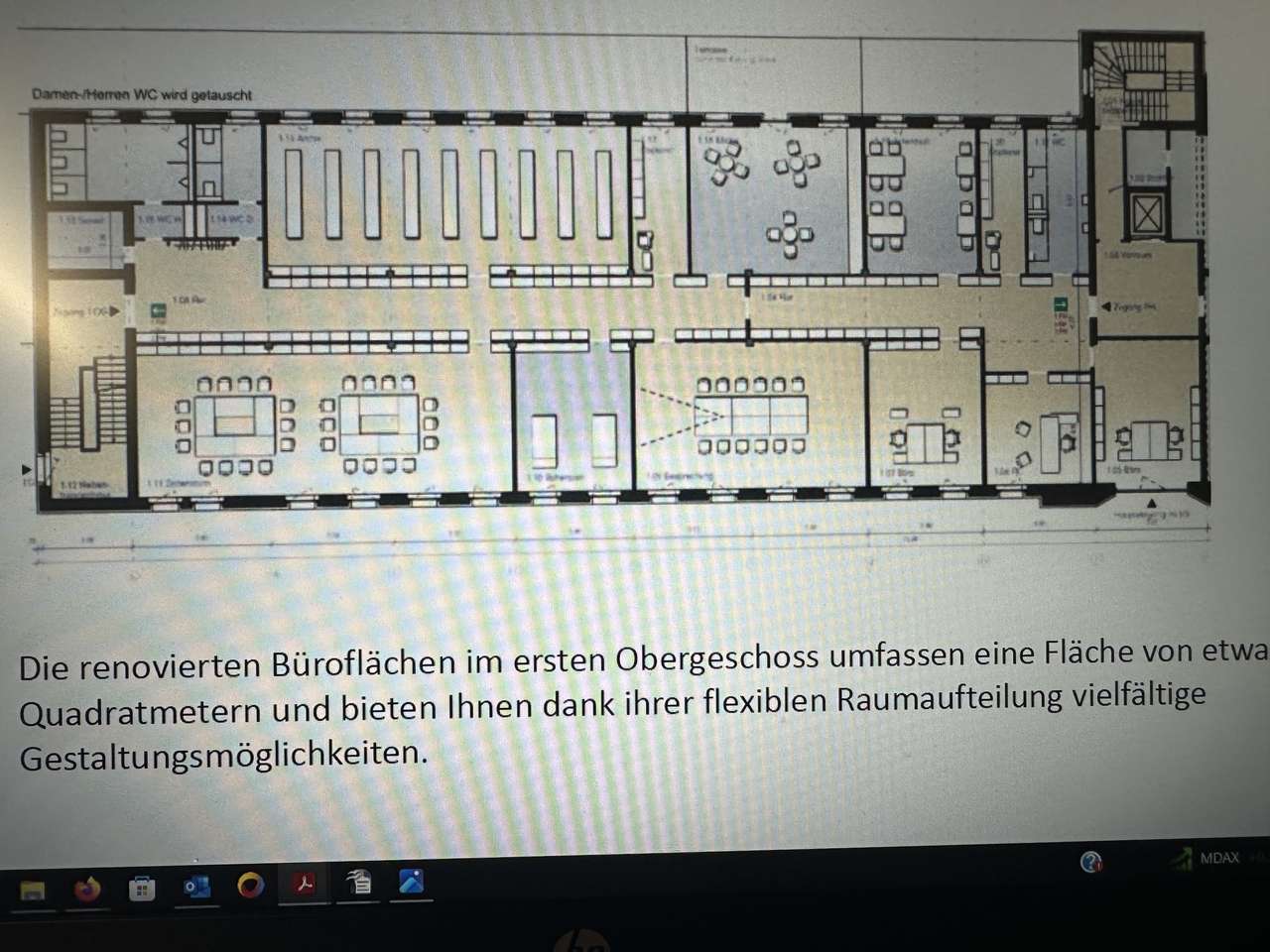 !!! Provisionsfrei !!! Top-Sanierte 630m² Bürofläche mit Aufzug im 1 OG !!!