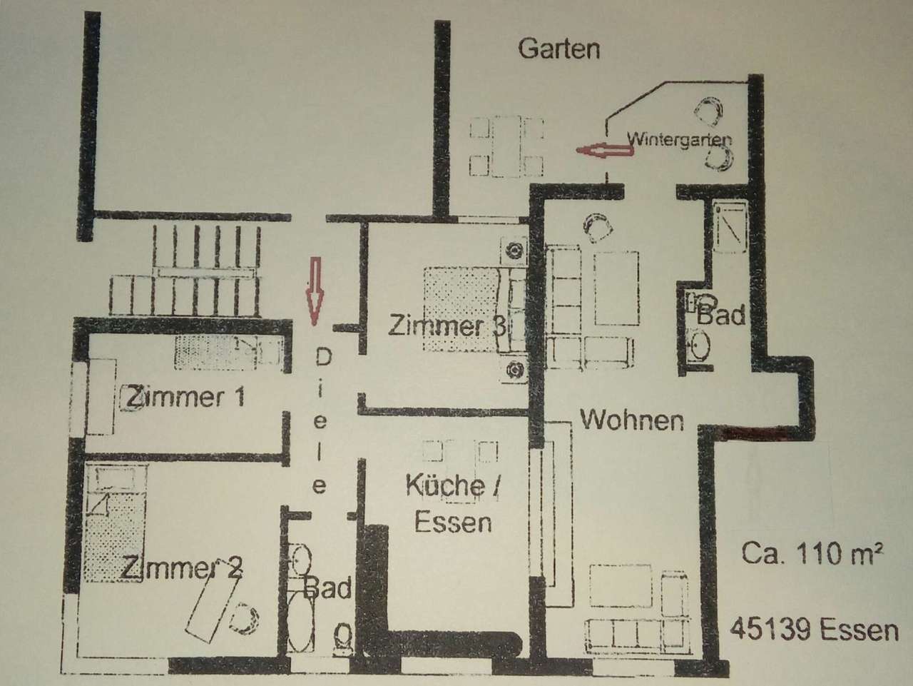 Grundriss VK 1611 ESS 1 Grundriss VK 1611 ESS 1
